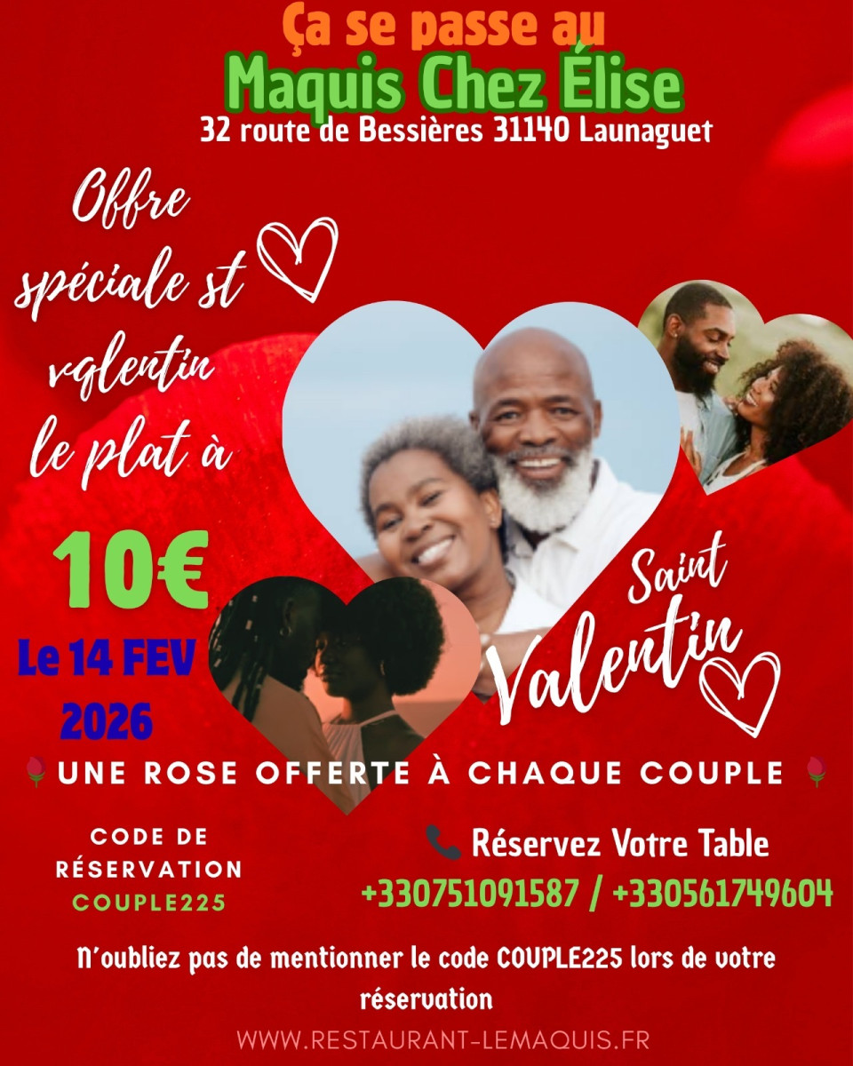 SPECIAL St Valentin 14 Février 2026